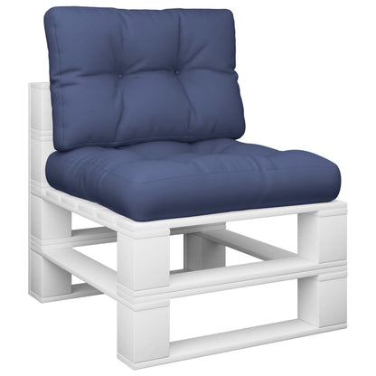 Cuscini per Pallet 2 pz Blu Marino in Tessuto | homemem39