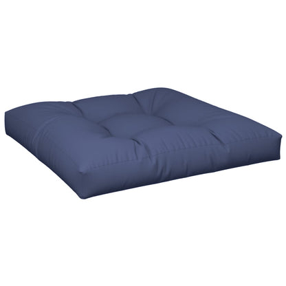 Pallet Cushion Set Navy Blue 70x40x12 cm in Fabric