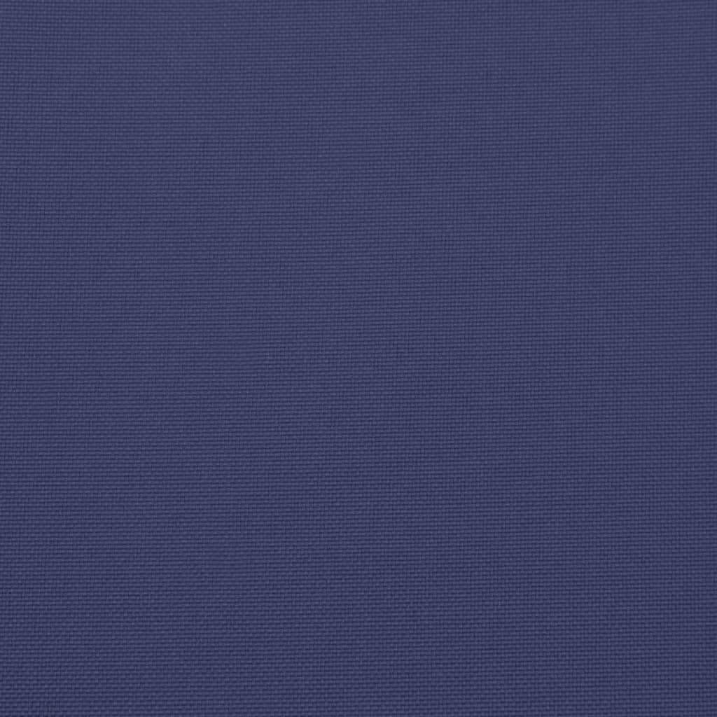 Set Cuscini per Pallet Blu Marino 60x38x13 cm in Tessuto