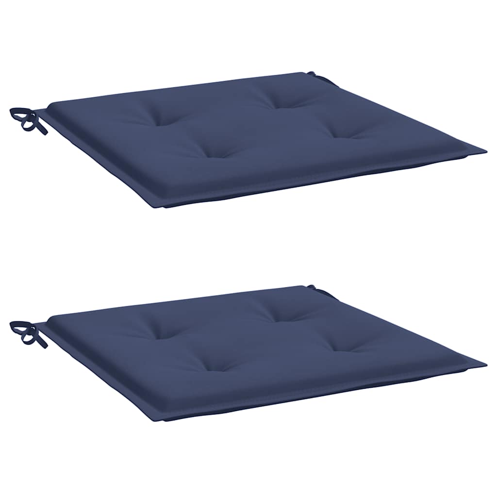 Cuscini per Pallet 2 pz Blu Marino 40x40x4 cm in Tessuto Oxford | homemem39