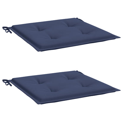 Cuscini per Pallet 2 pz Blu Marino 40x40x4 cm in Tessuto Oxford | homemem39