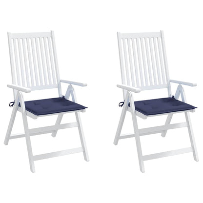 Cuscini per Pallet 2 pz Blu Marino 40x40x4 cm in Tessuto Oxford | homemem39