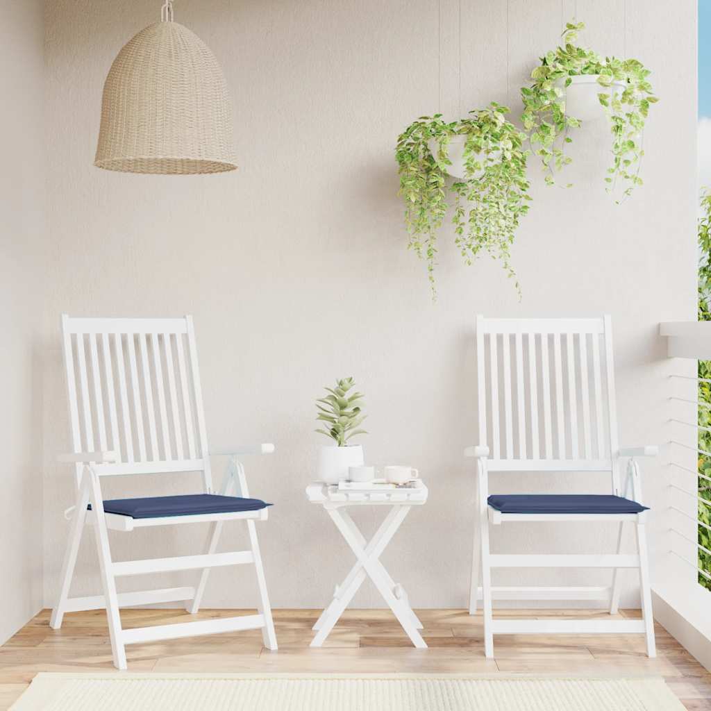 Cuscini per Pallet 2 pz Blu Marino 40x40x4 cm in Tessuto Oxford | homemem39