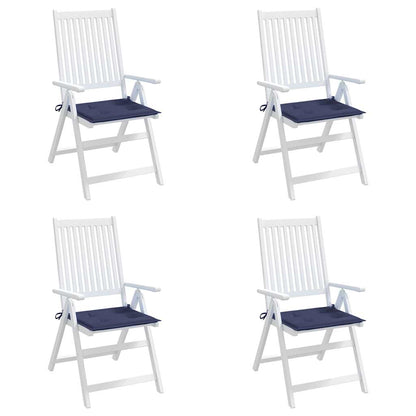 Cuscini per Pallet 4 pz Blu Marino 40x40x4 cm in Tessuto Oxford | homemem39