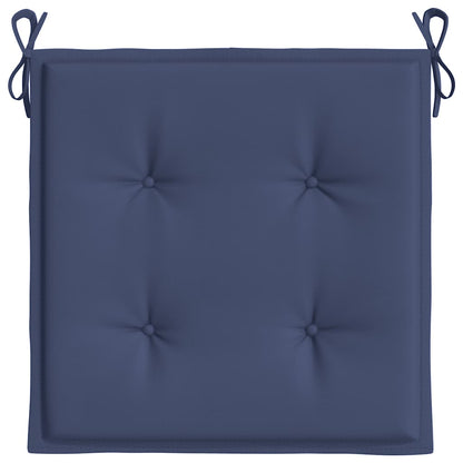 Cuscini per Pallet 4 pz Blu Marino 40x40x4 cm in Tessuto Oxford | homemem39