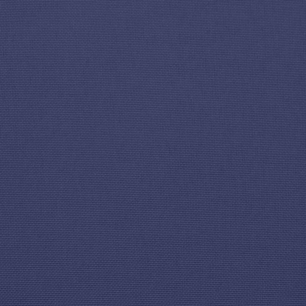 Cuscino Panca da Giardino Blu Marino 100x50x3 cm Tessuto Oxford