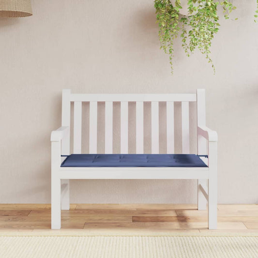Garden Bench Cushion Navy Blue 100x50x3 cm Oxford Fabric