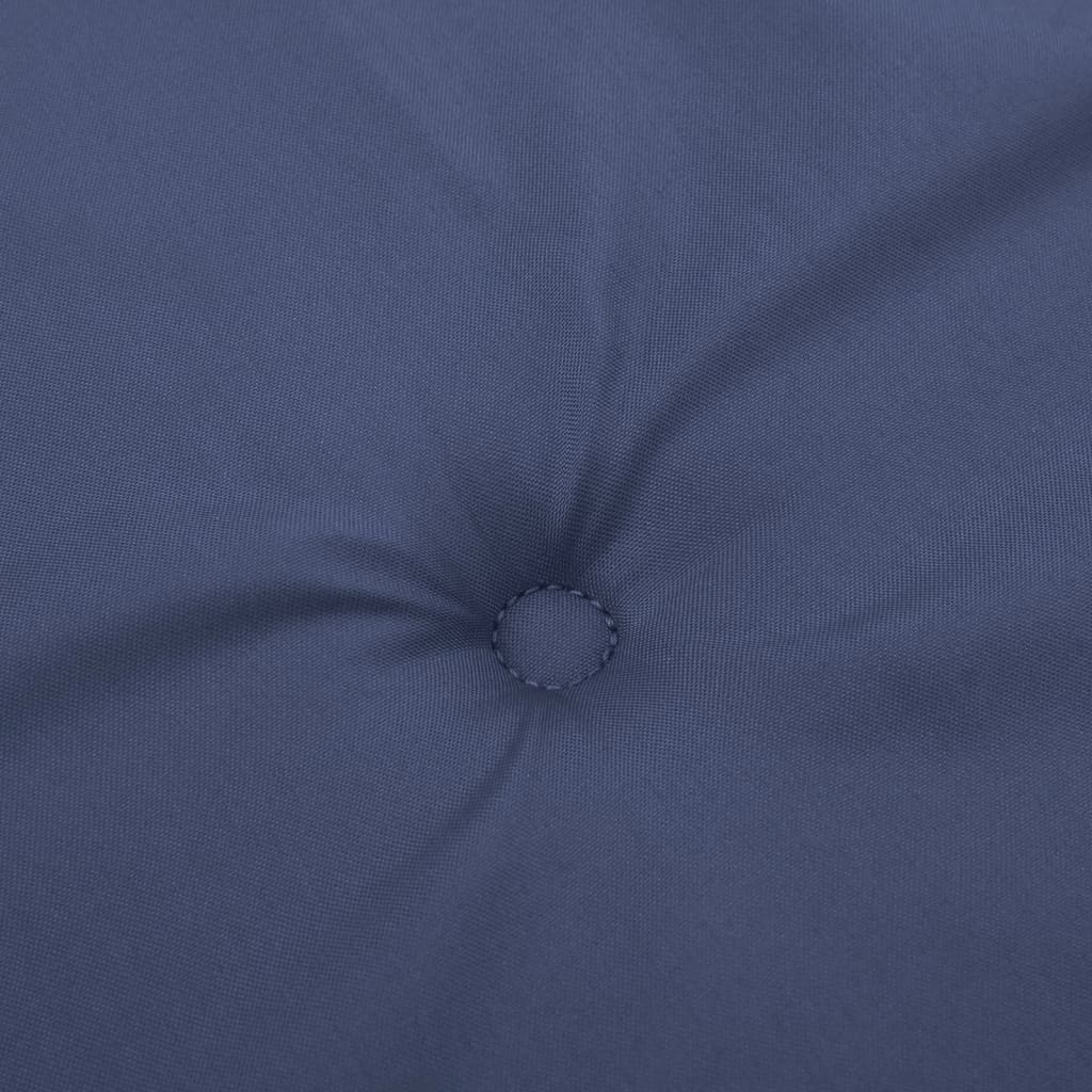 Cuscino Panca da Giardino Blu Marino 120x50x3 cm Tessuto Oxford