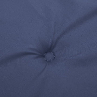 Cuscino Panca da Giardino Blu Marino 200x50x3 cm Tessuto Oxford