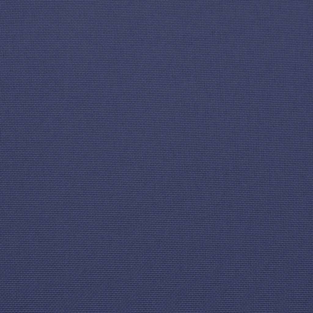 Cuscino Panca da Giardino Blu Marino 200x50x3 cm Tessuto Oxford