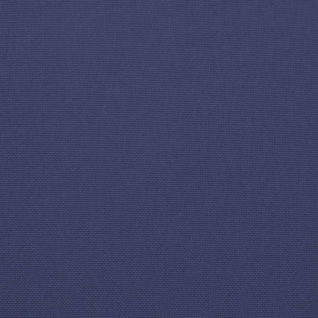 Cuscini Sedia Schienale Basso 6 pz Blu Marino in Tessuto | homemem39