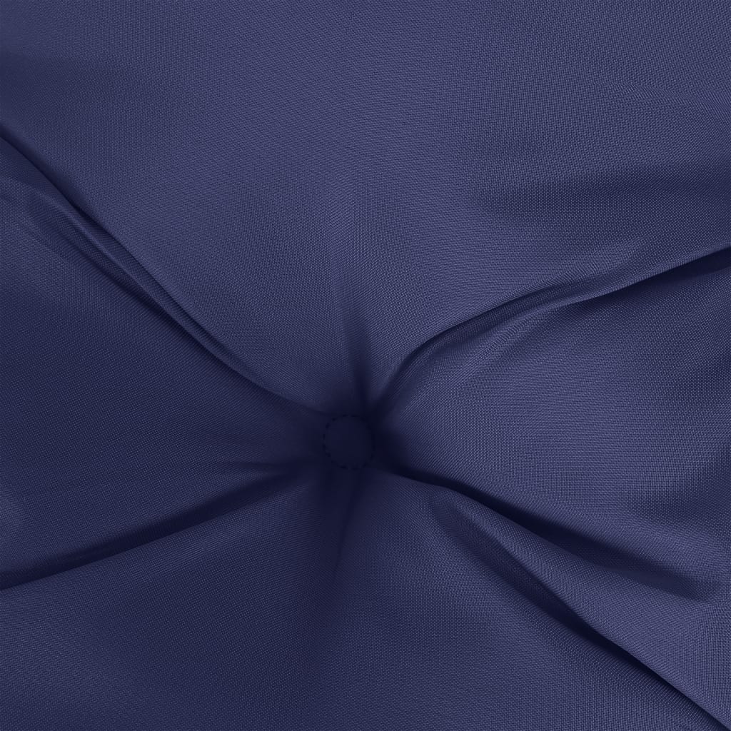 Cuscini per Sedia 6 pz Blu Marino 40x40x7 cm in Tessuto Oxford