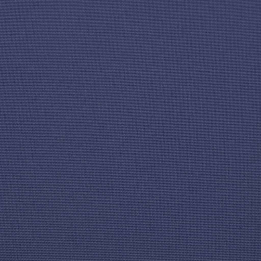 Cuscini per Sedia 6 pz Blu Marino 40x40x7 cm in Tessuto Oxford