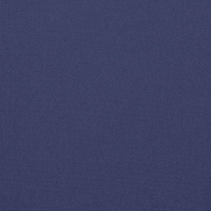 Cuscini per Sedia 2 pz Blu Marino 50x50x7 cm in Tessuto Oxford