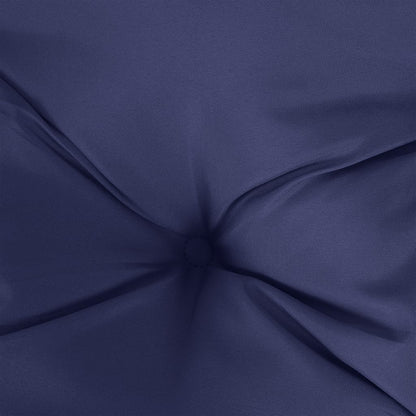 Cuscini per Sedia 4 pz Blu Marino 50x50x7 cm in Tessuto Oxford