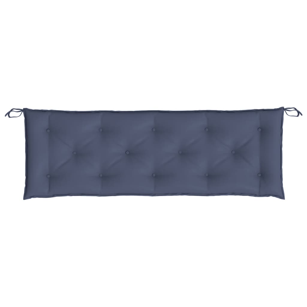 Cuscino Panca Giardino Blu Marino 150x50x7 cm in Tessuto Oxford