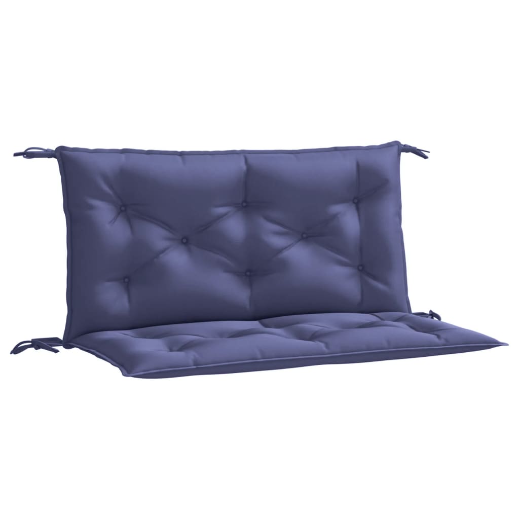 Cuscini per Panca 2 pz Blu Marino 100x50x7 cm in Tessuto Oxford | homemem39