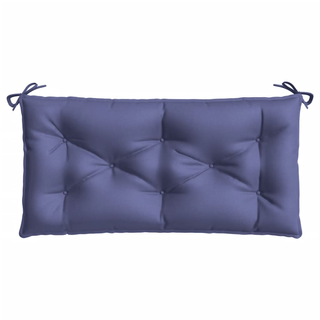Cuscini per Panca 2 pz Blu Marino 100x50x7 cm in Tessuto Oxford | homemem39
