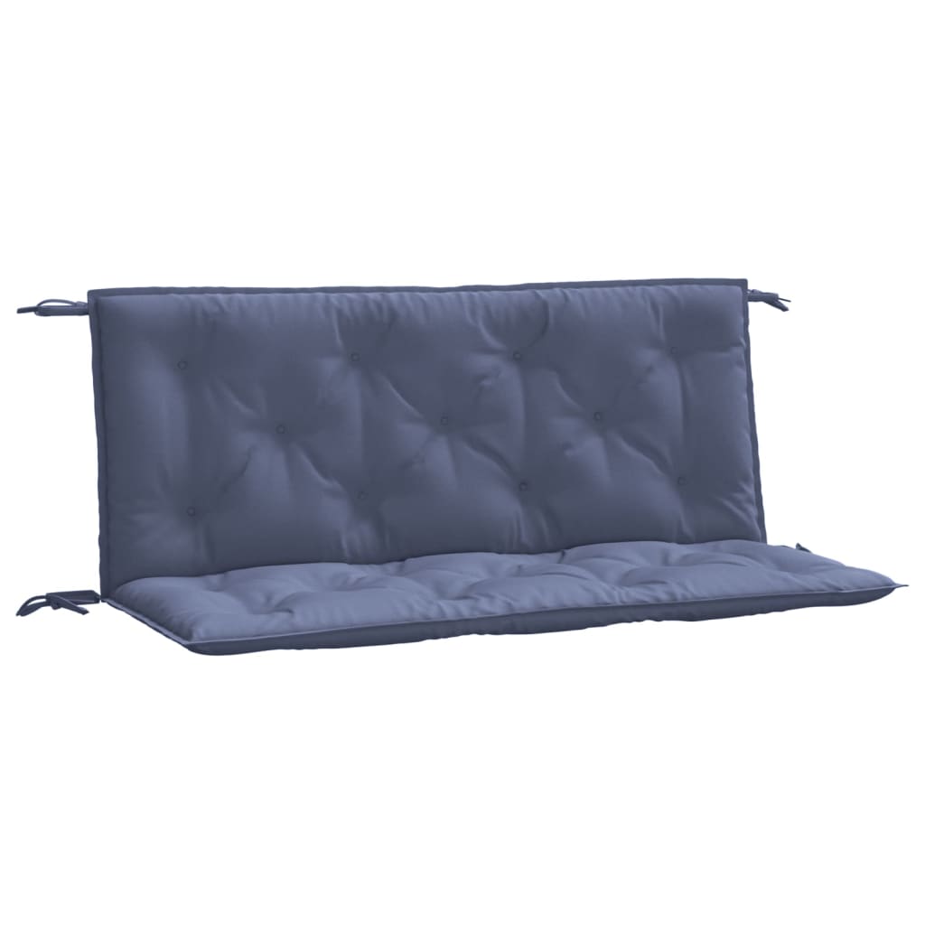 Cuscini per Panca 2 pz Blu Marino 120x50x7cm in Tessuto Oxford - homemem39