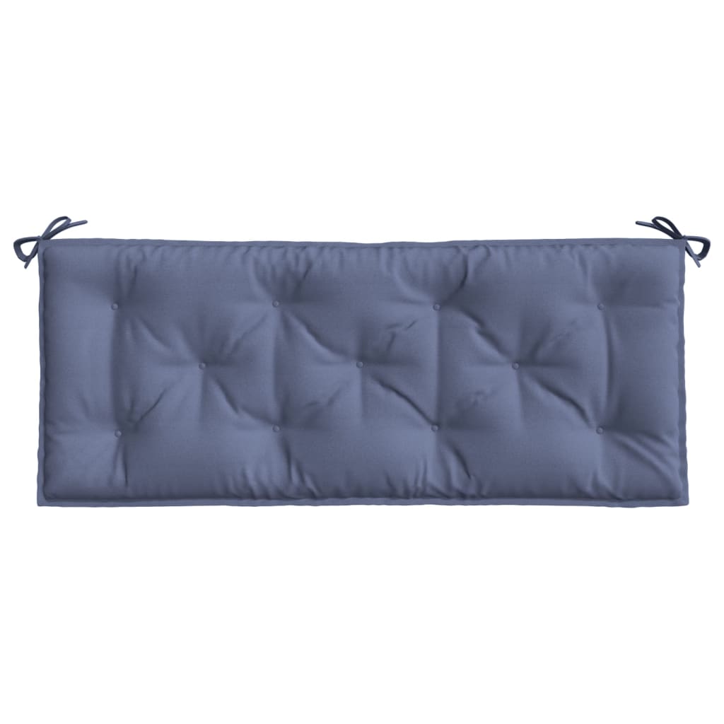 Cuscini per Panca 2 pz Blu Marino 120x50x7cm in Tessuto Oxford - homemem39