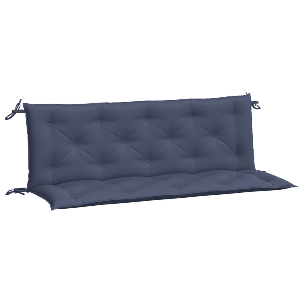 Cuscini per Panca 2 pz Blu Marino 150x50x7 cm in Tessuto Oxford - homemem39
