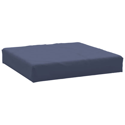 Navy Blue Pallet Cushion 60x60x10 cm in Oxford Fabric