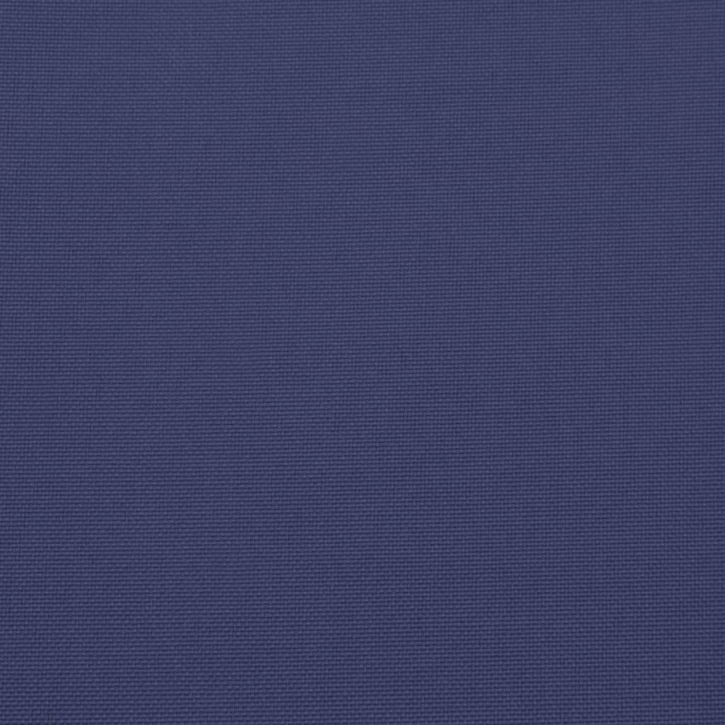 Cuscino Rotondo Blu Marino Ø 60x11 cm in Tessuto Oxford - homemem39