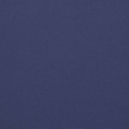 Cuscino Rotondo Blu Marino Ø 100x11 cm in Tessuto Oxford