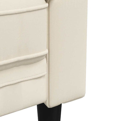 Divano Chesterfield a 3 Posti in Lino - homemem39