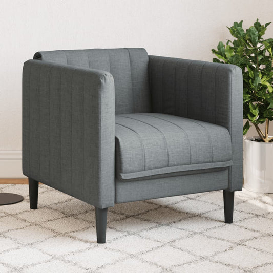 Dark Gray Armchair in Fabric