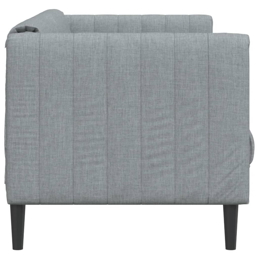 3 Seater Sofa in Light Gray Fabric