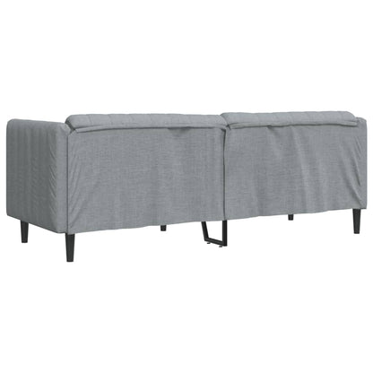 3 Seater Sofa in Light Gray Fabric