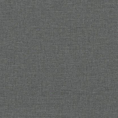 Divano a 3 Posti Grigio Scuro in Tessuto - homemem39