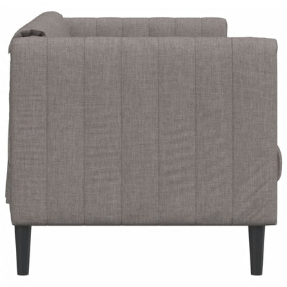 3 Seater Sofa in Taupe Gray Fabric