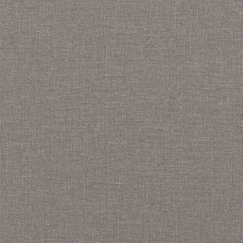 3 Seater Sofa in Taupe Gray Fabric