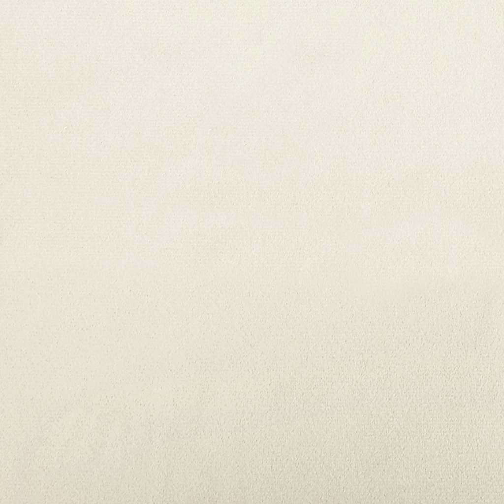 Poltrona con Cuscino Crema in Velluto - homemem39