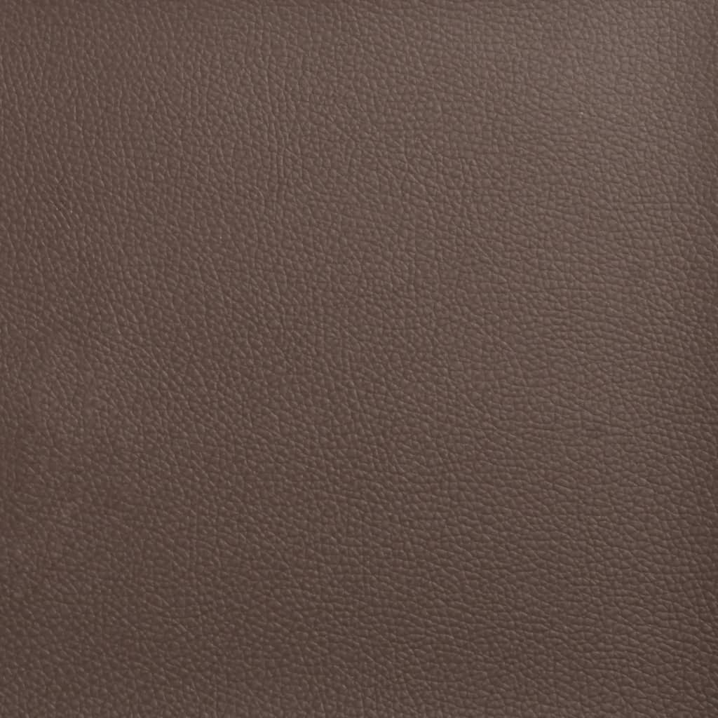 Divano Chesterfield a 3 Posti Marrone in Similpelle | homemem39