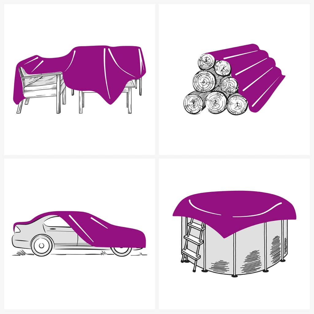 Telone Bianco 4x6 m 650 g/m² | homemem39