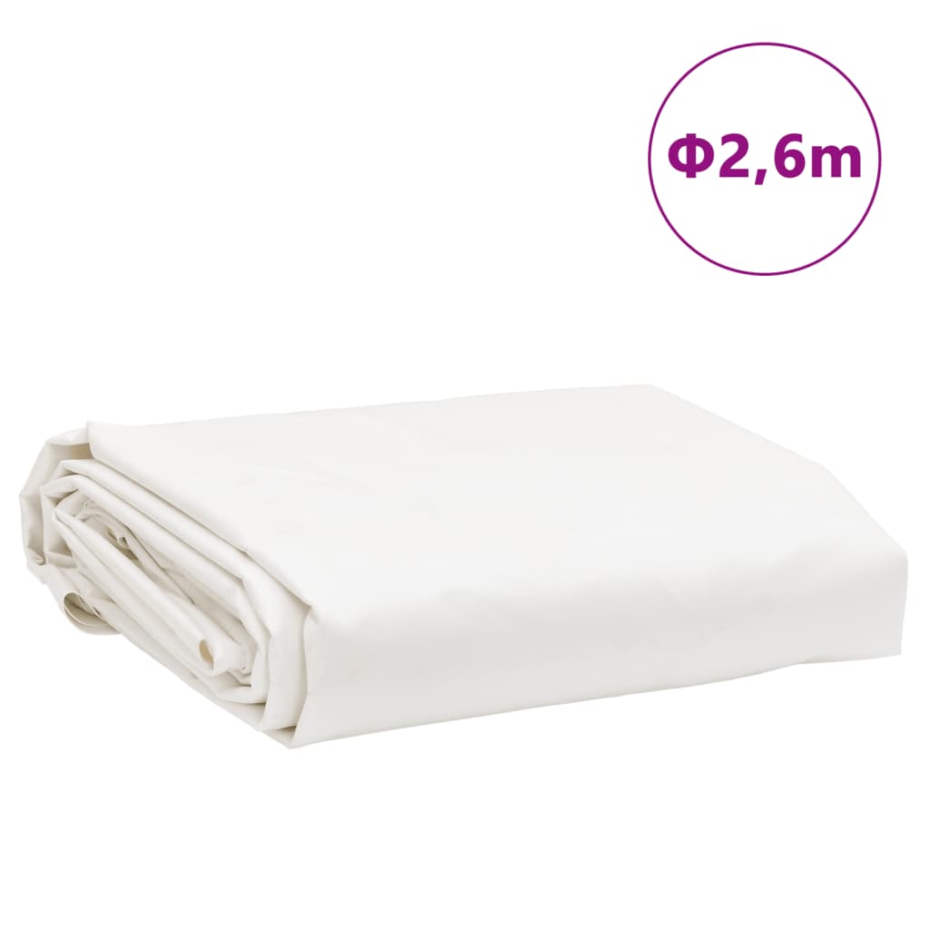 Telone Bianco Ø 2,6 m 650 g/m²