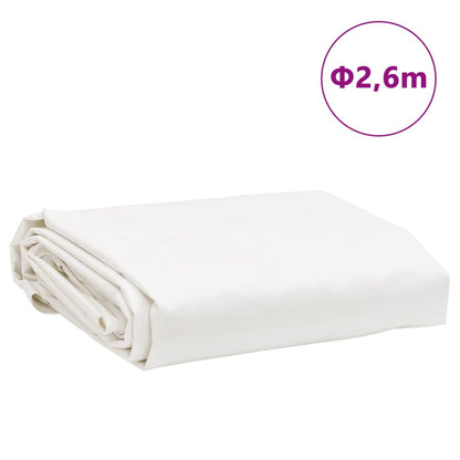 Telone Bianco Ø 2,6 m 650 g/m²