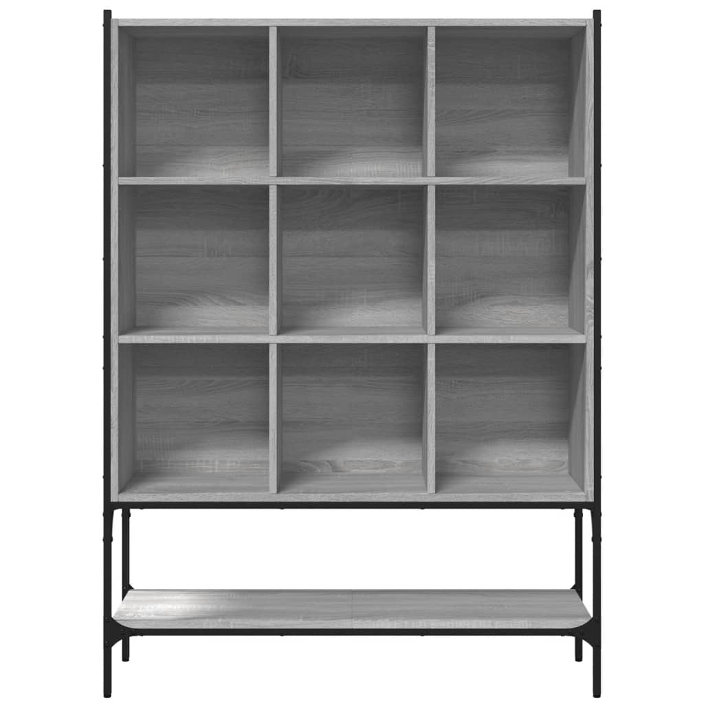 Libreria Grigio Sonoma 102x30x141,5 cm in Legno Multistrato | homemem39