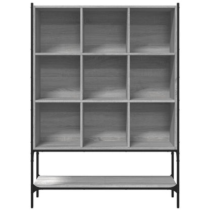 Libreria Grigio Sonoma 102x30x141,5 cm in Legno Multistrato | homemem39
