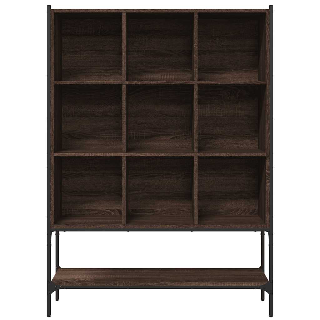 Libreria Rovere Marrone 102x30x141,5 cm in Legno Multistrato