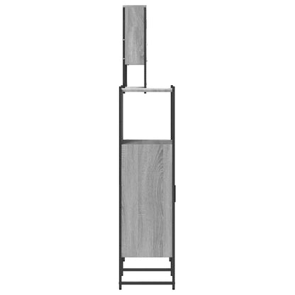 Set Mobili da Bagno 3 pz Grigio Sonoma in Legno Multistrato | homemem39