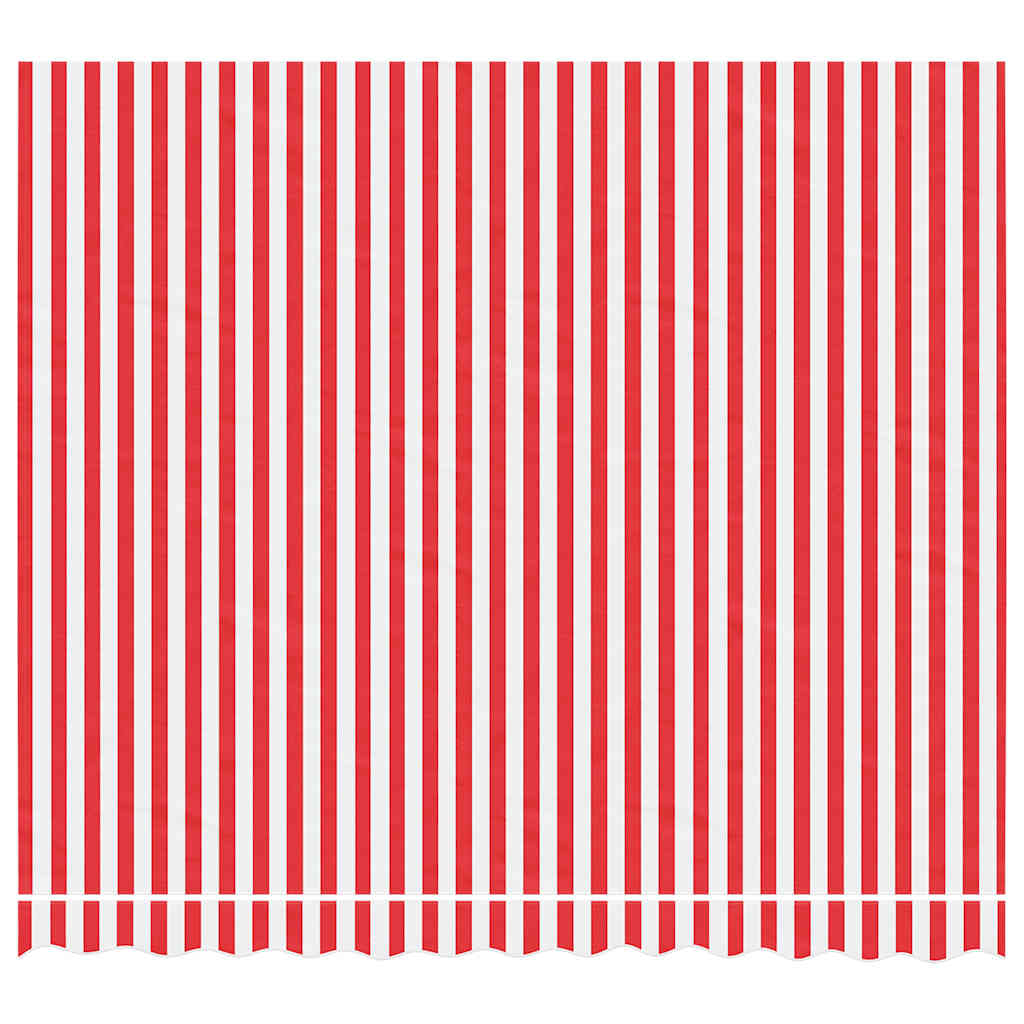 Tessuto di Ricambio per Tenda Strisce Rosse e Bianche 3x2,5 m - homemem39