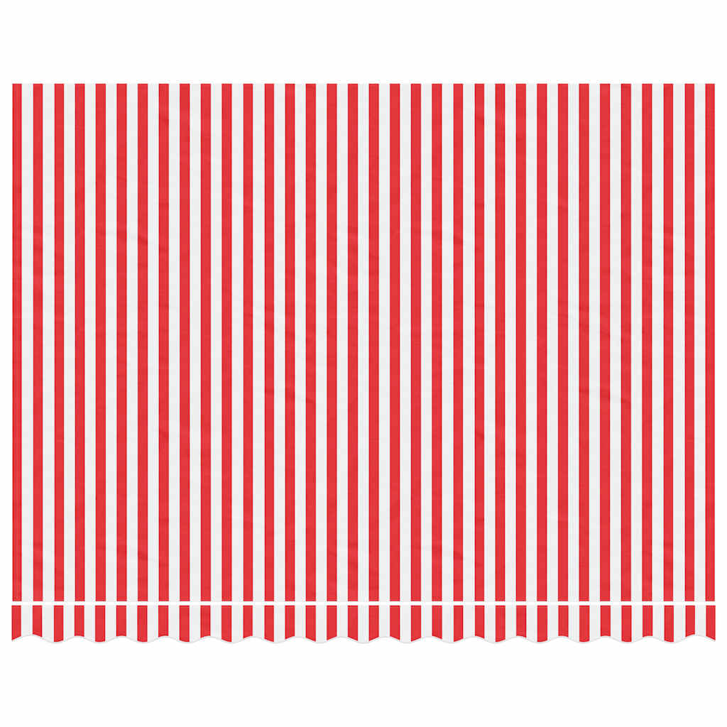 Tessuto di Ricambio per Tenda Strisce Rosse e Bianche 3,5x2,5 m - homemem39