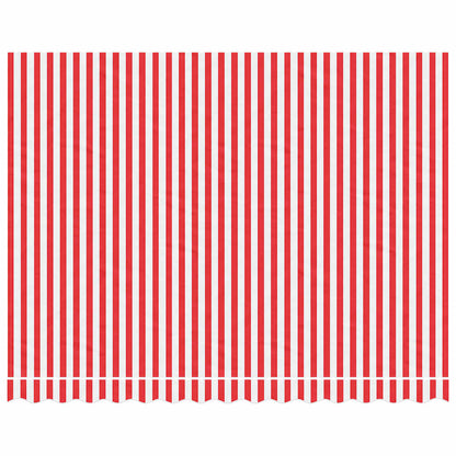 Tessuto di Ricambio per Tenda Strisce Rosse e Bianche 3,5x2,5 m - homemem39