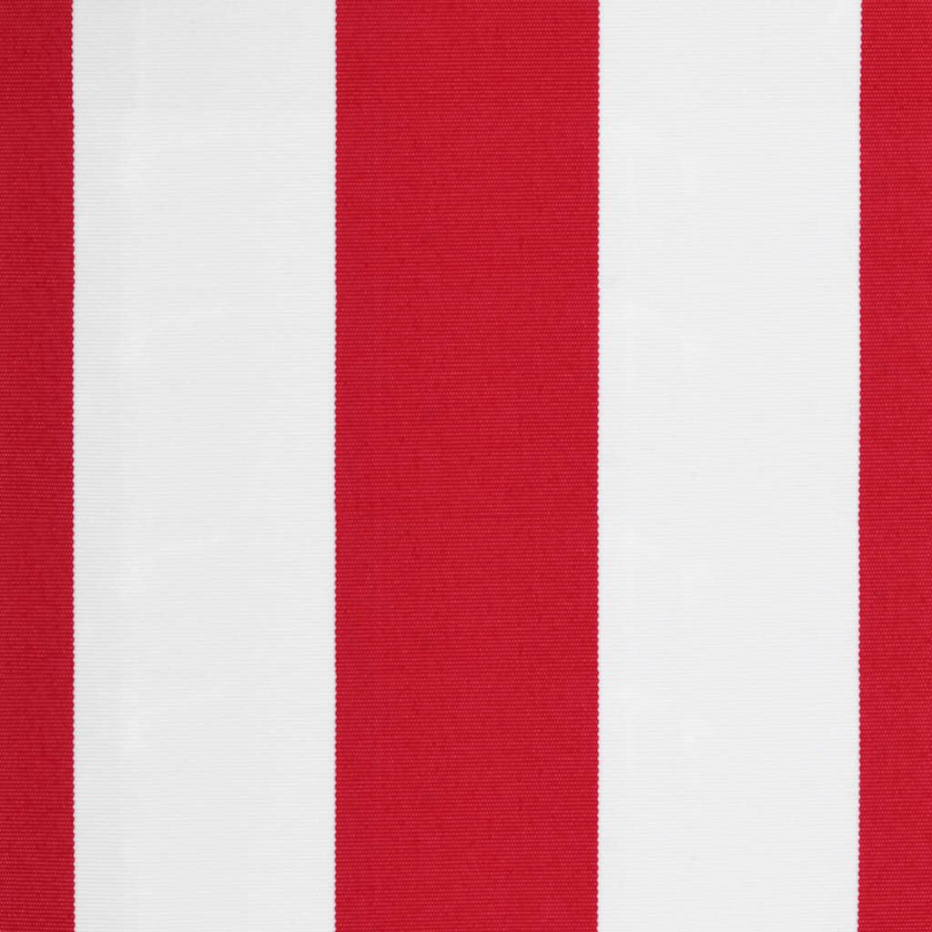 Tessuto di Ricambio per Tenda da Sole Rosso e Bianco 400x350 cm