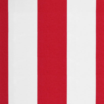 Tessuto di Ricambio per Tenda da Sole Rosso e Bianco 400x350 cm