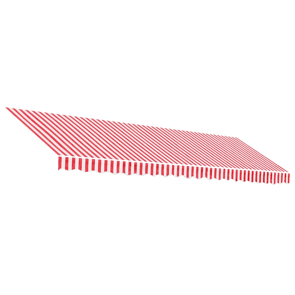 Tessuto di Ricambio per Tenda Strisce Rosse e Bianche 5x3 m | homemem39